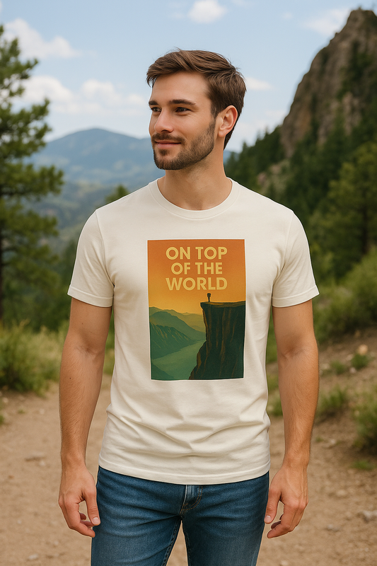 On Top Of The World Norwegian Fjords - Stunning Scenic Design T-shirt